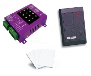 F.S ACCESS Διαιρούμενο σύστημα access control με καρταναγνώστη, controller και κάρτα em για εξωτερική χρήση